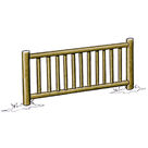 Acheter Eléments de clôture haute à barreaux (2 lisses) - Solution Pin au meilleur prix